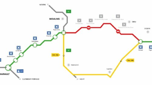 Travaux de mise en 2x2 voies sur l’A79