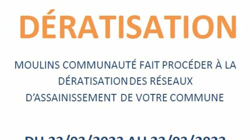 Dératisation des réseaux d'assainissement
