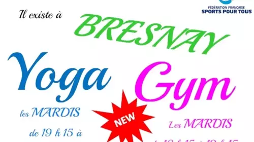 Bresnay GYM - YOGA : Reprise